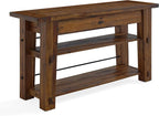 Durango 54-Inch Farmhouse-Industrial Style Wood Console Table - Image 10