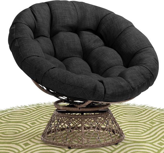 Bme 40" Ergonomic Wicker Papasan Chair by Bme