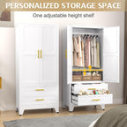 GAIOUS Metal Wardrobe Cabinet - Image 3