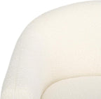 SAFAVIEH Couture Collection Laylette Ivory Boucle Accent Chair - Image 4