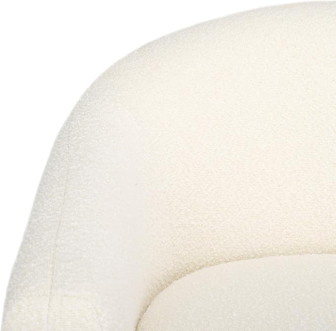 SAFAVIEH Couture Collection Laylette Ivory Boucle Accent Chair - Image 4