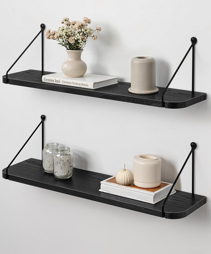 Afuly 24in Floating Shelves for Wall, Living Room, Home Wall Decor - Image 7