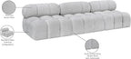 Meridian Furniture 611Grey-S102B Ames Collection Modern | Contemporary Modular - Image 9