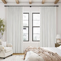 90 Inch Linen Blackout Curtains Pinch Pleated by Twodrapes