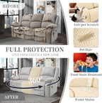 100% Waterproof Sectional Recliner Couch Covers - Image 5