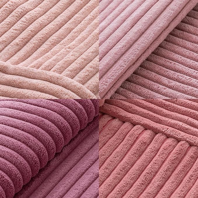 MIULEE Aesthetic Pink Throw Pillow Covers 18x18 Inch Set of 4 Spring Decorative - Image 7