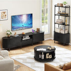 ONBRILL 86.6" TV Stand with Power Outlet - Image 8
