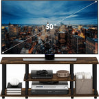 Furinno Turn-N-Tube No Tools 3D 3-Tier Entertainment Stand up to 50 inch TV - Image 3