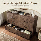 AODK Farmhouse 6 Drawer Dresser - Image 4