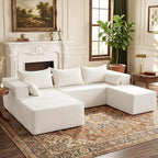 106" Cloud Sectional Boneless Couches by GRUSIGN