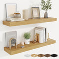 fuqing Floating Shelves for Wall, Wall Mounted Wood Floating Shelf by Fuqing