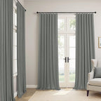 Gray Black Out Curtains 72 Inch Long - Image 7