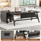 SEDETA L Shaped Computer Desk - Image 9