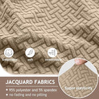 ALIECOM 100% Waterproof Recliner Sectional Couch Covers L Shape Stretch Corner - Image 5