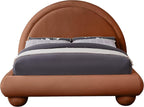 Meridian Furniture MadridCognac-F Madrid Collection Art Deco Full Bed - Image 4