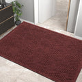 Sturdy Front Door Mat, Absorbent Muddy Dirt Resist Welcome Door Mats Outdoor by HIYARD