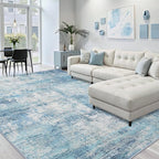 RELEANY Washable 6'x9' Abstract Area Rug - Image 9