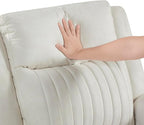 Lexicon Manual Double Reclining Sofa, Polished Microfiber Upholstered 3 Seater - Image 12
