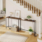 MAHANCRIS Console Table, Narrow Sofa Table, 43.3” Entrance Table - Image 9