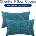 CaliTime Decorative Couch Throw Pillow Covers 26 X 16 Inches Ocean Blue | Pack - Image 6