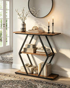 CHOEZON 3-Tier Console Table, Entryway Table, Sofa Table - Image 4