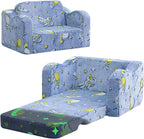 MeMoreCool Glowing Rocket Kids Chair, Glow-in-the-Dark Space Kids Couch by MeMoreCool