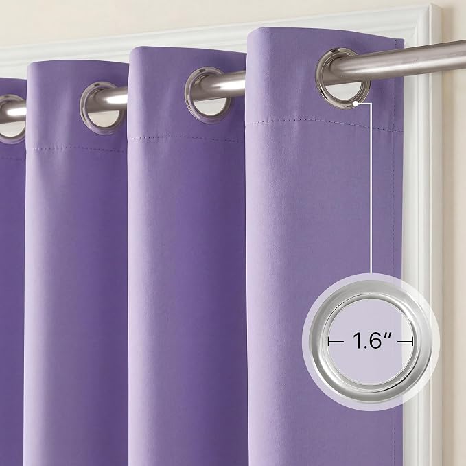 NICETOWN Thermal Insulated Grommet Room Darkening Curtains/Draperies/Panels - Image 5