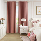 100% Blackout Curtains 96 Inch Length 2 Panels Set - Image 8