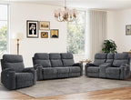HAOMARKETS 3-Piece Power Recliner Sofa Set by HAOMARKETS