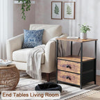 LOAKEKEL Night Stand Set 2, Nightstand - Image 7