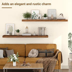 36 Inch Floating Shelves, 12 Inch Deep Floating Shelves - Image 5