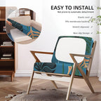 8Pcs Outdoor Cushion Covers, Elastic Patio Cushion Covers | Washable, - Image 5