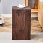 Rustic Natural Rectangular End Coffee Table, Modern Elegant Bedside Nightstand - Image 8