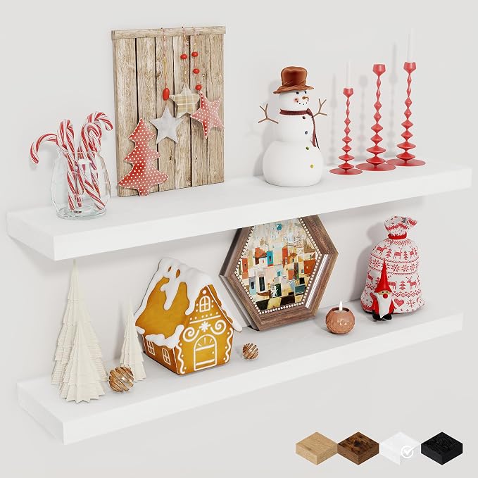 Fun Memories 32Inch Floating Shelves by FunMemories