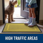 OLANLY Front Door Mat Outside 47x32, All-Season Heavy-Duty Rubber Doormat | - Image 6