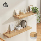Dreamland 48" Floating Shelves for Wall, Wall-Mounted Shelves for Bedroom - Image 4