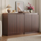 FURSUN 61" Modern Fluted Sideboard Buffet Cabinet - Image 8