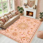 Vacuum-Friendly, 8x10 Washable Area Rug by meejou