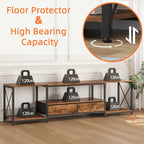 GYIIYUO TV Stand with Fabric Drawers - Image 5