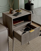 Veegle Nightstand, Modern Bedside Table - Image 4