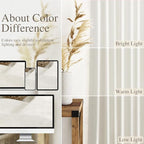 Cafe Linen Curtains 24 Inch Length - Image 3