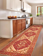 SERISSA 2'6"x12' Washable Non Slip Boho Runner Rug - Image 2