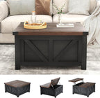 jimeimen Farmhouse Lift Top Coffee Table - Image 5
