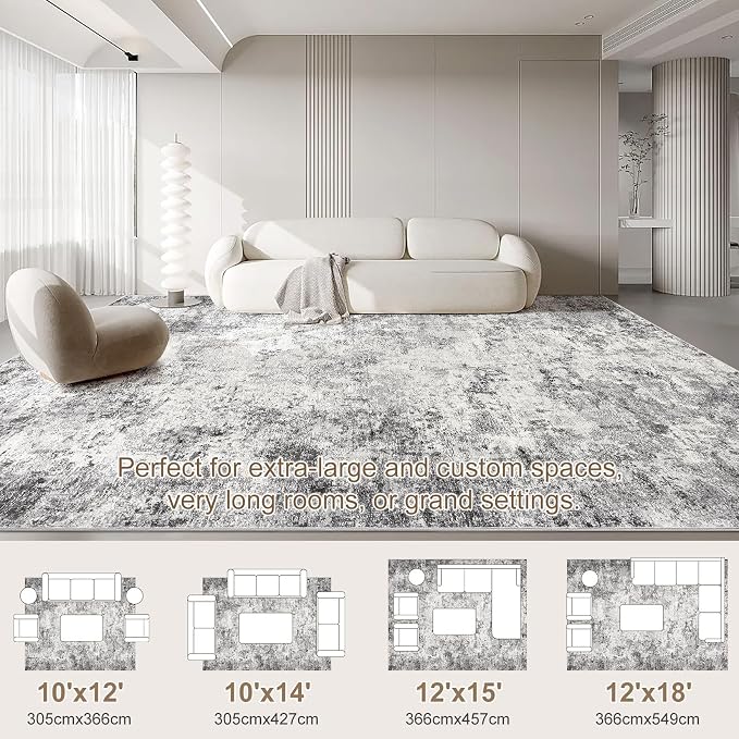 UERMEI 10x14 Washable Area Rug - Image 3