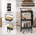 DTK 3 Tier Metal Utility Rolling Cart - Image 5