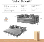 Convertible Sleeper Sofa Bed, Sleeper Sofa - Image 2