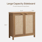 SICOTAS Sideboard Buffet Coffee Bar Cabinet - Image 3