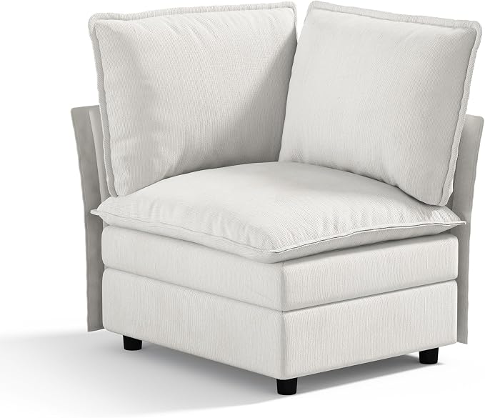 LINSY HOME Corner Seat Modular for Sectional Sofa Couch, Cloud Sofa Corner Seat by LINSYHOME