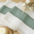 FEXIA Sage Green Table Runner 48 Inches Long - Image 3