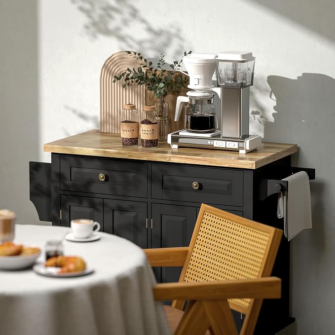 HOMCOM Kitchen Island Cart - Image 9